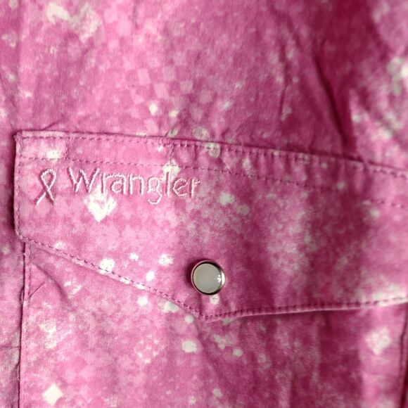 Wrangler breast cancer awareness shirt - Picture 3 of 6